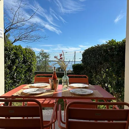 Avec Vue Mer, Piscine Et Parking A La Bocca - Fr-1-609-93 *